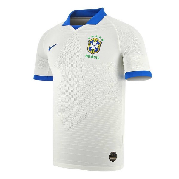 Tailandia Camiseta Brasil 2ª Kit 2019 Blanco